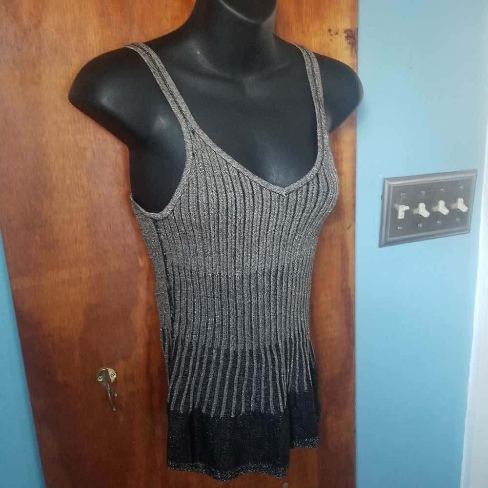 Nic Zoe black tank top